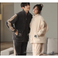 couple pajamas autumn and winter coral fleece